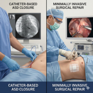 ASD Device Closure vs Surgical ASD Closure Key Differences