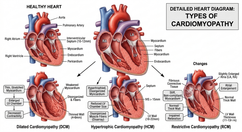 Types of Cardiomyopathy